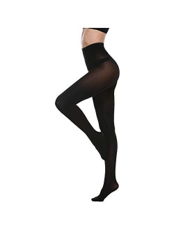 Manzi Microfibre Tights for Women, Semi Opaque Solid Colored Footed Pantyhose 70 Denier