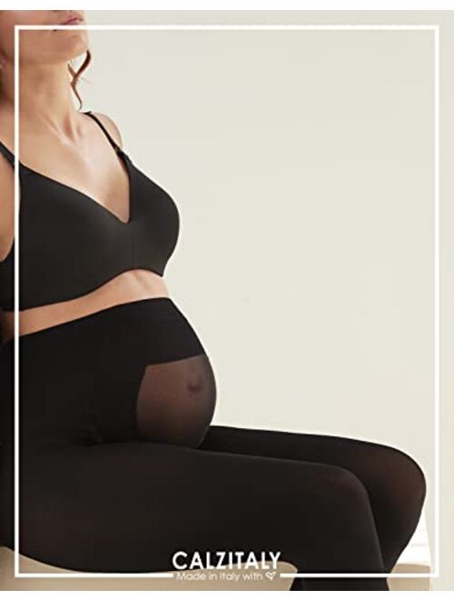 Calzitaly - Opaque Maternity Pantyhose - Pregnancy Tights for Women