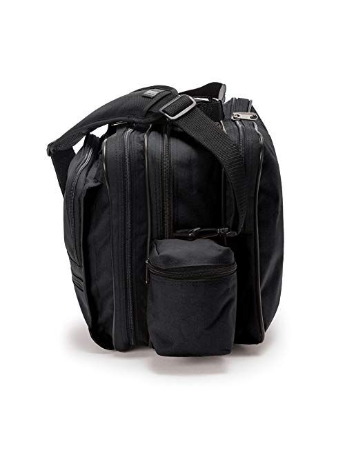 Hopkins Medical Products Nursing bag Mark V Shoulder Bag, HIPAA Compliant Lockable Zippers, Adjustable Straps, Reinforced Bottom, Fold-Down Compartment