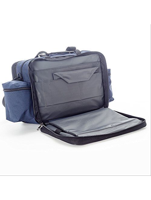 Hopkins Medical Products Hopkins 21st Century Home Health Nursing Bag, Laptop Protection, Lockable Zippers, Separate Clean/Dirty Area