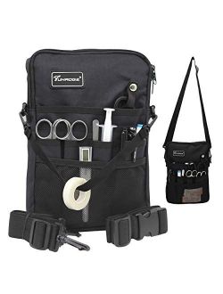 Tuhaoge Multifunctional Nurse Storage Bag Nursing Bag Kit Practical Waist Bag Nurse Pocket Storage Bag (Black)