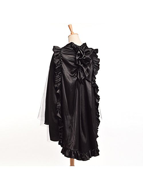 BLESSUME Victorian Ruffles Bustle Skirt/Cape