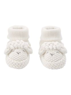 Baby Carter's Lamb Crochet Bootie Socks