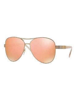 BE3080 Pilot Sunglasses For Women FREE Complimentary Eyewear Care Kit