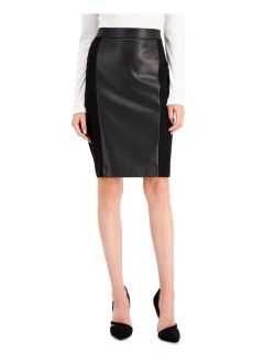 Front-Paneled Pencil Skirt