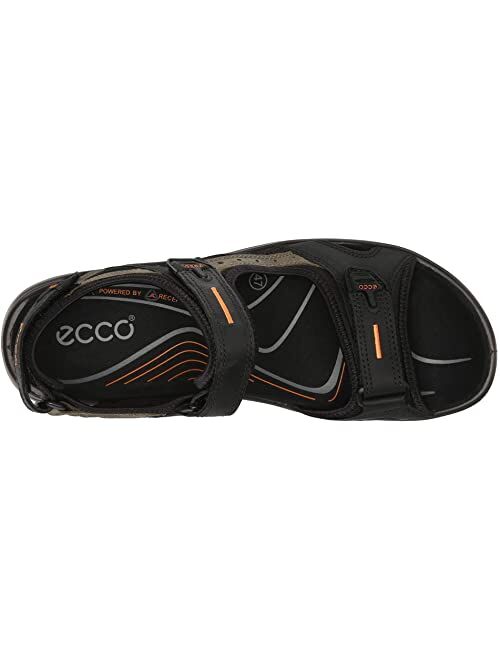 ECCO Sport Yucatan Leather Hook and Loop Lightweight Sandal