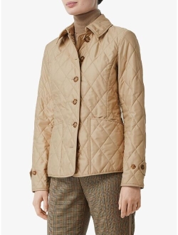 diamond quilted thermoregulated jacket