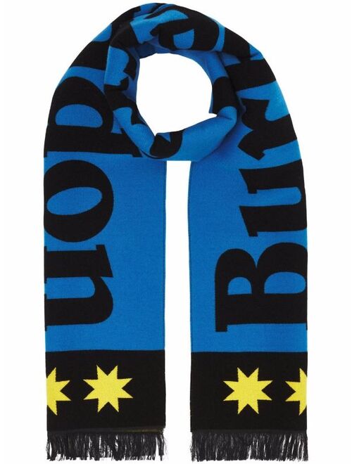 Burberry logo-embellished scarf