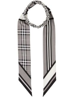 multi-pattern thin scarf