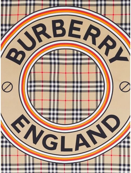 Burberry Montage Print square scarf