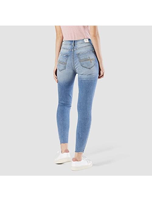 DENIZEN from Levi's Women's Ultra High-Rise Jeggings (Juniors') (Beach Please, 8/9)