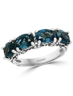 Collection EFFY London Blue Topaz Statement Ring (3-3/4 ct. t.w.) in Sterling Silver