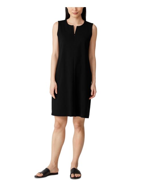 Eileen Fisher Zip Sleeveless Dress, Regular & Plus Size