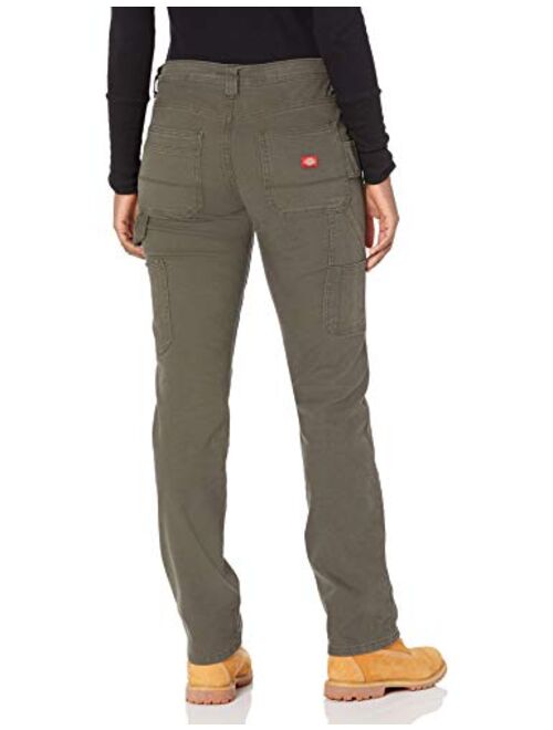 Dickies Women's Relaxed Fit Straight Carpenter Duck Pant