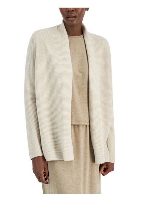 Eileen Fisher Organic Linen & Cotton Cardigan, Regular & Plus Sizes