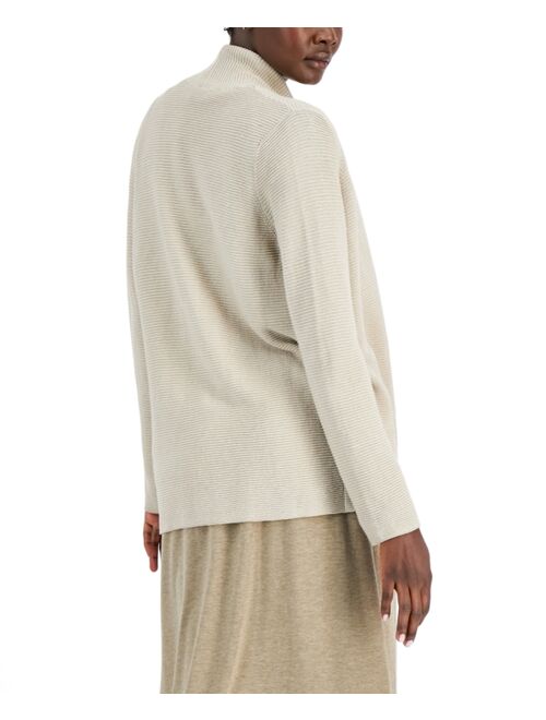 Eileen Fisher Organic Linen & Cotton Cardigan, Regular & Plus Sizes