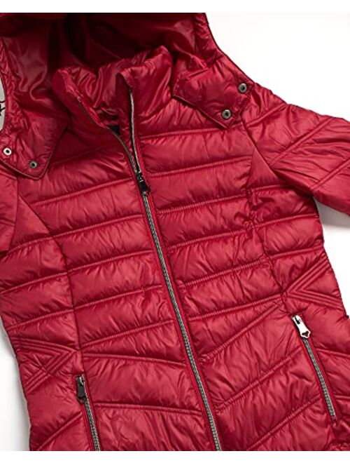 Big Chill Women’s Winter Coat – Long Length Quilted Puffer Parka Jacket (Size: S-3XL)