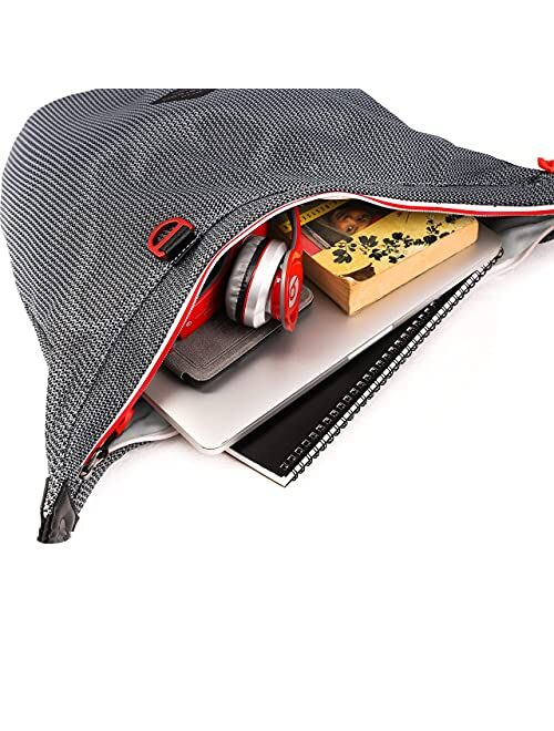 Sherpani Payton, Large Crossbody Purse, Lightweight Nylon Mesh Hobo Bag - Fits 10 Inch Tablet