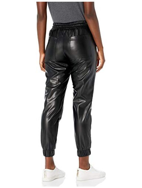 [BLANKNYC] Womens Vegan Leather, Comfortable & Casual Pants