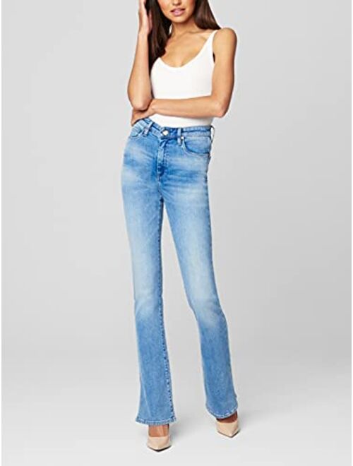 [BLANKNYC] Womens High Rise Mini Boot Cut Five Pocket Jeans, Stylish & Trendy Pants