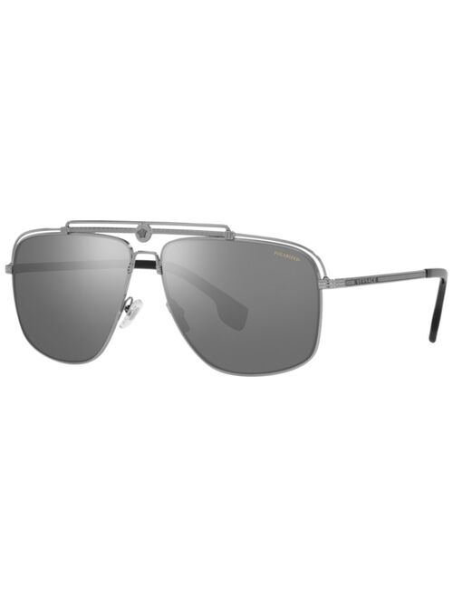 Versace Men's Polarized Sunglasses, VE2242 61