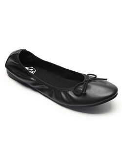 Trary Women’s Casual Slip on Bow Ballet Flats