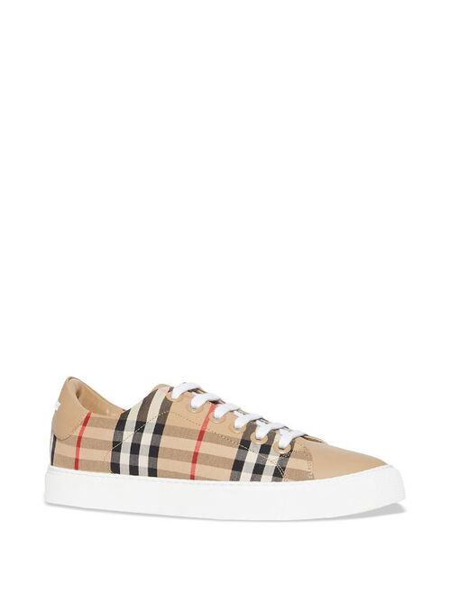 Burberry Vintage Check lace-up sneakers