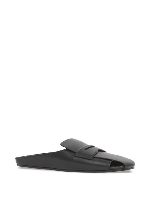 Burberry loafer-detail flat mules