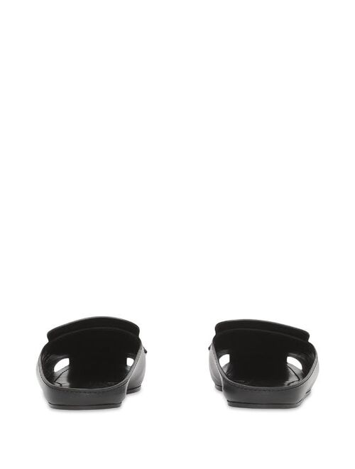 Burberry loafer-detail flat mules