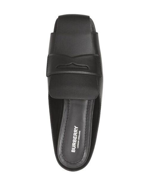 Burberry loafer-detail flat mules