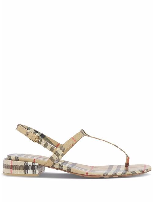 Burberry Vintage Check thong-strap sandals