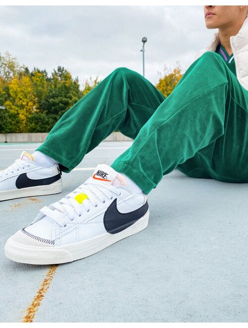 Nike Blazer Low '77 Jumbo sneakers in white/black
