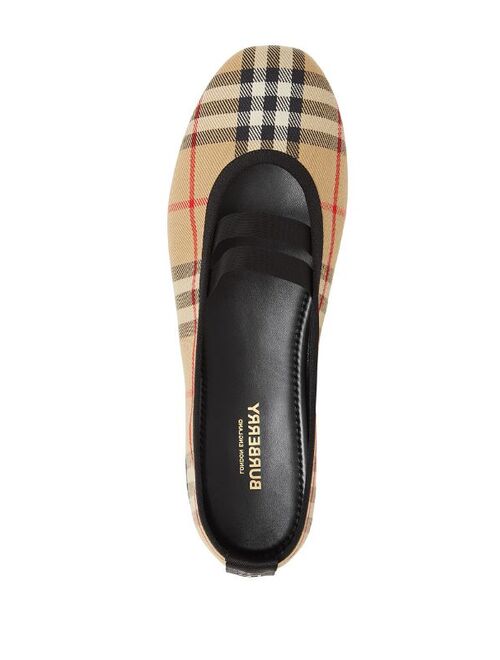 Burberry Vintage Check ballerina shoes