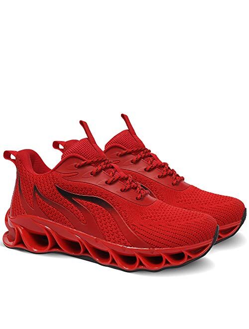 TIAMOU Running Shoes Women Walking Athletic Tennis Non Slip Blade Type Sneakers
