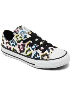 Little Girls Chuck Taylor All Star Leopard Low Top Casual Sneakers from Finish Line