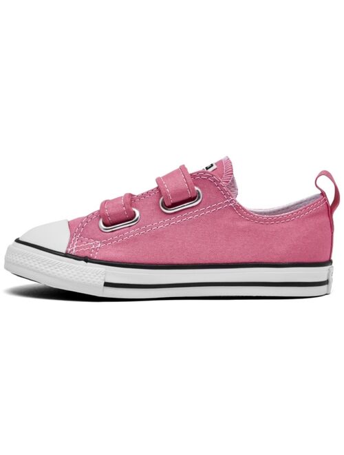 Converse Toddler Girls Chuck Taylor All Star 2V Ox Stay-Put Closure Casual Sneakers from Finish Line