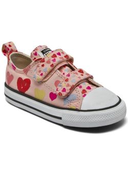 Toddler Girls Chuck Taylor All Star Hearts Easy-On Stay-Put Closure Casual Sneakers from Finish Line