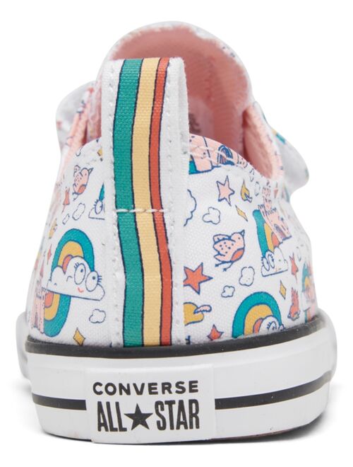 Converse Toddler Girls Chuck Taylor All Star 2V Castle Ox Stay-Put Closure Casual Sneakers from Finish Line