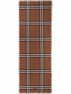 check-pattern scarf