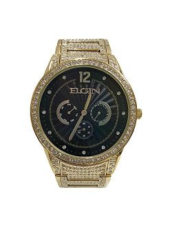 BlackTone and Jet with Gold Band Men's Watch