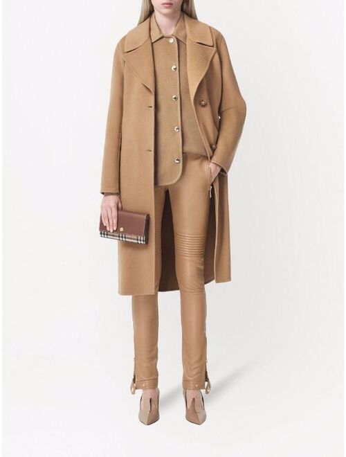 Burberry detachable-strap checked wallet