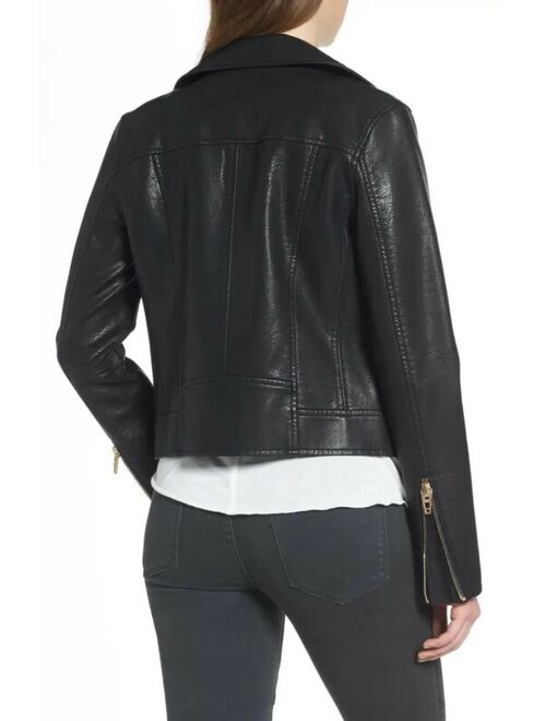 NEW BLANKNYC Life Changer Moto Jacket - Black - XS