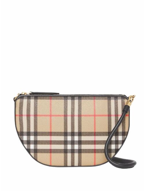 Burberry Olympia vintage-check pouch