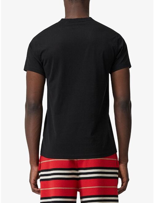 Burberry monogram v-neck T-shirt