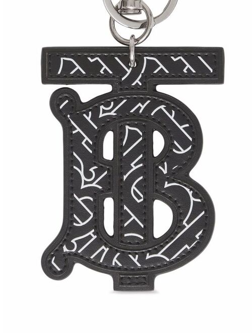 Burberry monogram-motif keyring