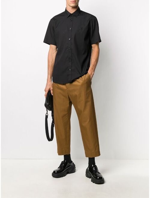 Burberry check-trim shirt