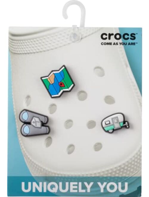 Crocs unisex adult Jibbitz 3-pack Nature | Jibbitz for Crocs Shoe Charms, Outdoor Adventure, Small US