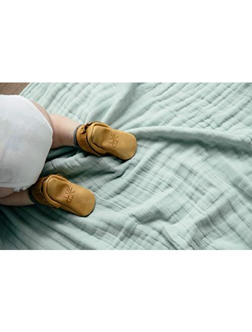 Freshly Picked - Soft Sole Leather Moccasins - Baby Girl Boy Shoes - Multi-Color