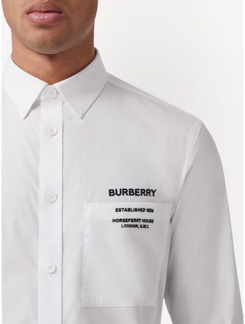 Burberry Horseferry print slim shirt
