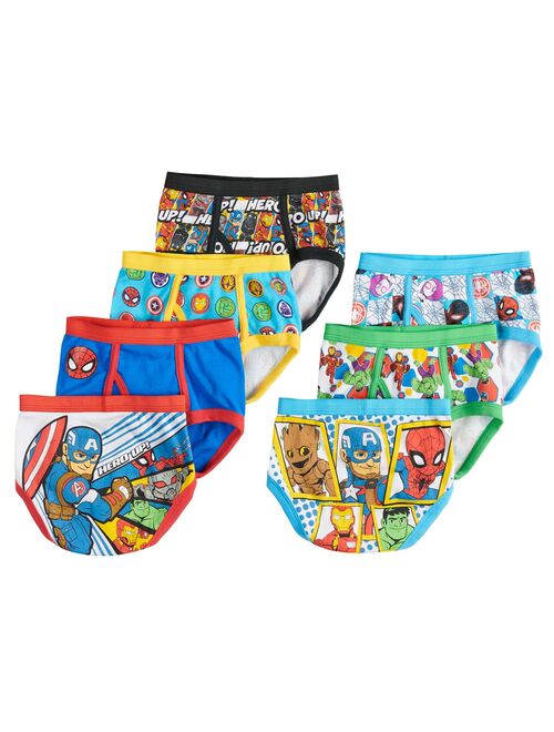 Toddler Boy 7-pack Marvel Avengers Superhero Briefs Underwear